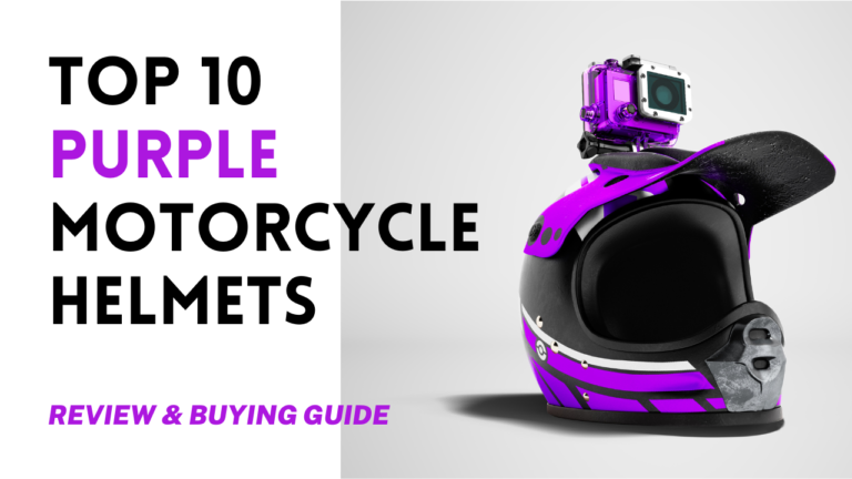 purple motorcycle helmets